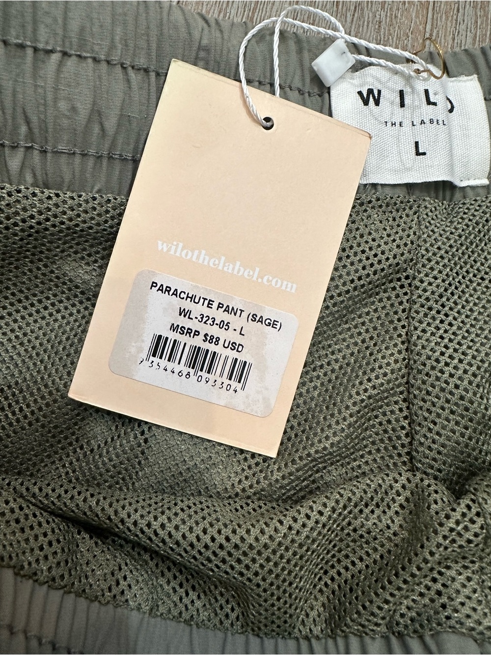 Wilo The Label Women’s Sage Parachute Pants | Size Large - Picture 3 of 11